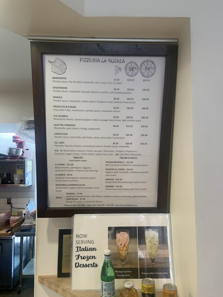 Pizzeria La Bufala Menu image 3